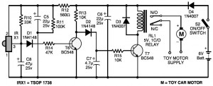 remote control receiver circuit
