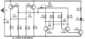 remote control transmitter circuit