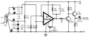 1Hz Clock Generator Circuit with Chip On Board (COB)