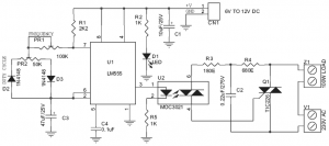200W Lamp Flasher Circuit Diagram