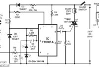 220V Lamp Touch Dimmer circuit electronic