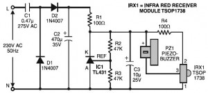 Remote Control Tester Circuit Diagram