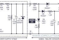 Power Supply Failure Alarm Circuit Electronic