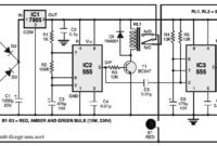 simple trafic light controller circuit