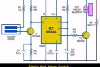 simple mat alarm switch circuit electronic