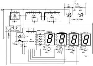 electronic stopwatch circuit design