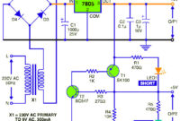 5vdc power supply circuit diagram featured short circuit protection