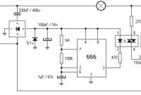 220V 800W Lamp Flasher Circuit Electronic