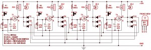 Circuit Diagram of Electronic Quiz Button Table