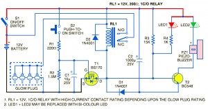 Glow Plug Control Unit Schematic
