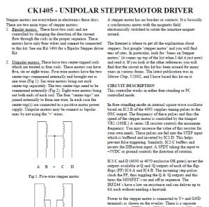 PDF Manual Unipolar Stepper Motor Driver 