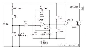 Simple Electronic Siren Circuit