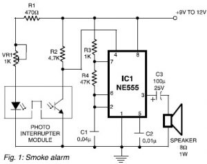 Really Simple Smoke Alarm Circuit