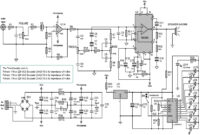 4in1 - 100W RMS Power Amplifier With VU, Power Supply and Tone Control Schematic