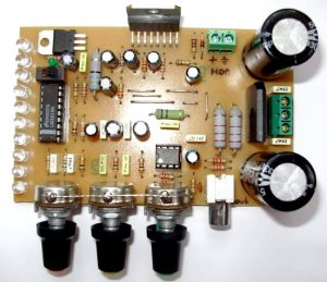 Circuit Project 4in1 100W Power Amplifier + VU Meter + Tone Control + Power Supply